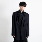 Оригинальный дизайнерский шелковый шерстяной галстук для отдыха, японская куртка, простой и элегантный дизайн