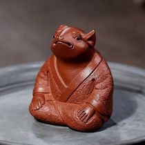 Chen Hongjun made purple sand ornaments and purple sand tea pet