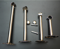 Balcony stainless steel clothes drying Rod accessories drying rack hanging seat Wall top fixed boom ring 25mm32MM thick Zhongtong