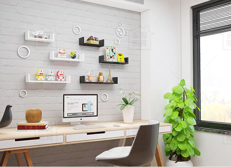 tivi asanzo 50 inch Kệ treo tường sáng tạo hình chữ U phân vùng tủ sách phòng khách TV treo tường khung trang trí kệ tùy chỉnh kệ - TV ti vi màn hình cong