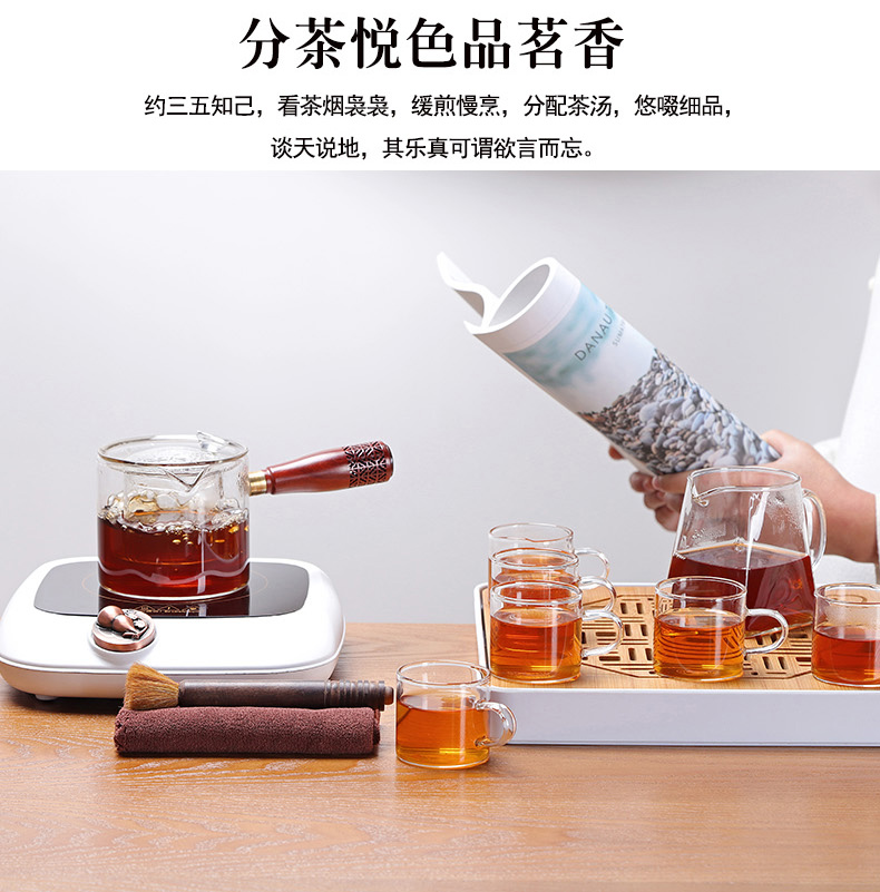 A complete set of heat - resistant glass tea set electric TaoLu cooking tea stove teapot household scented tea health tea tea