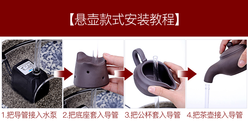 Creative humidifier water fountains in plutus feng shui living room office ceramic household crafts are opening gifts