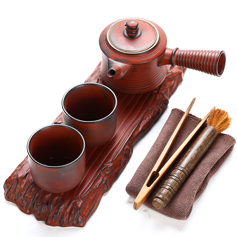 Friends is Japanese kung fu tea sets home a pot of two cups of dry terms plate of your up coarse ceramic tea set gift boxes