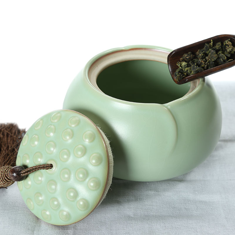 Friends are large your up caddy fixings seal packing box pu 'er tea pot ceramic 200 g