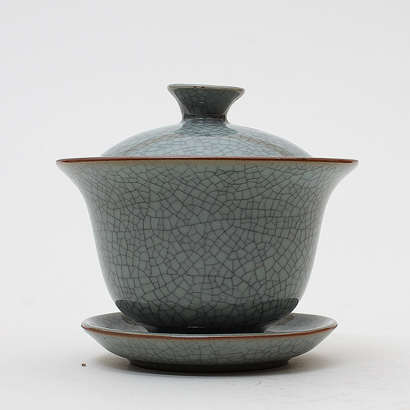 Friend is elder brother up tureen ceramic kung fu three elder brother up to bowl bowl cups