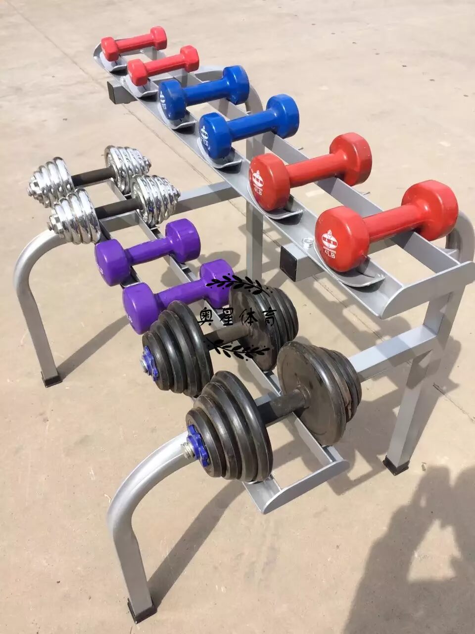 Phòng tập thể dục di động quả tạ quả tạ đứng giá đỡ Vị trí tập thể dục Thiết bị chuyên nghiệp giá đỡ quả tạ - Thiết bị thể thao điền kinh xà kép ngoài trời