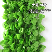 Большой размер 20 виноградных листьев, 12 штук