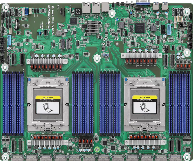 Yongqing Genoa2D24G-2L+ Amd 4-5 Generation Xeon Motherboard Pcie5.0 Direct-Through Motherboard