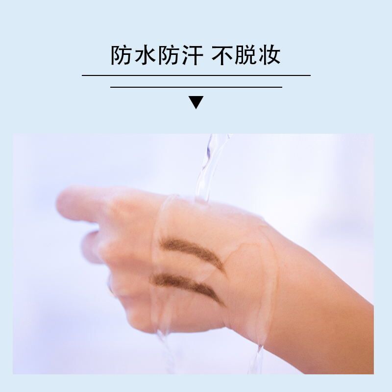2 túi FLORTTE hoa Lolita xoay hai đầu lông mày bút chì siêu mịn tự nhiên tinh tế dễ dàng để tô màu - Bút chì lông mày / Bột / Stick chì kẻ mày black rouge