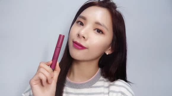 Hàn Quốc 3CE son môi mới mờ mờ chất lỏng son bóng màu tím bột tím mùa thu và mùa đông son môi trắng ẩm - Son bóng / Liquid Rouge 	son bóng maybelline	