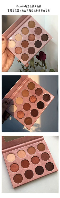 Màu hồng nhạt của cô ấy - Bóng mắt bảng phấn mắt clio prism air eye palette