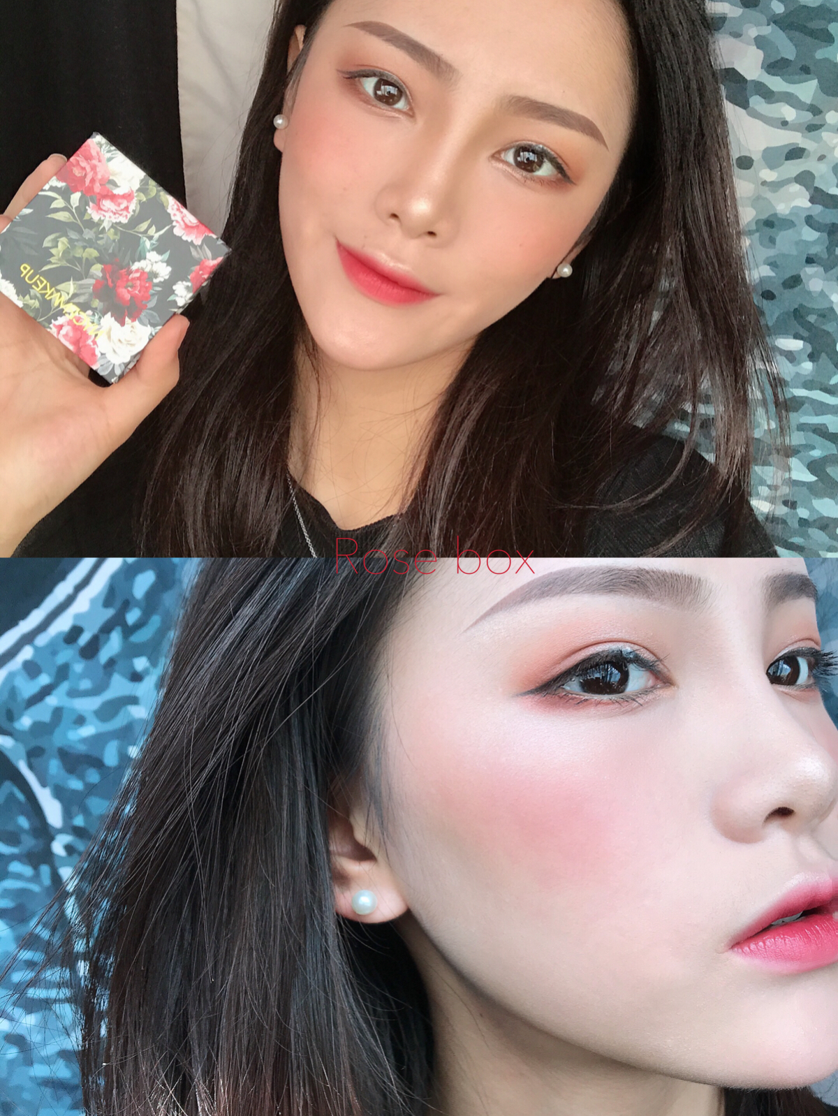 NyceMakeup văn học sơn dầu hộp hoa phấn má hồng kem làm sáng da trang điểm nude phấn má hồng không thấm nước lưới đỏ - Blush / Cochineal kem má
