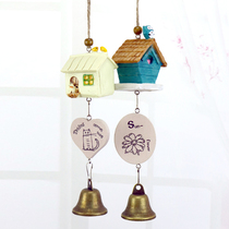 Creative Home Resin Windbell Cute Cartoon Fields Garden Decorations Resin Handmade Handicraft Hanging Accessories Gift Gifts