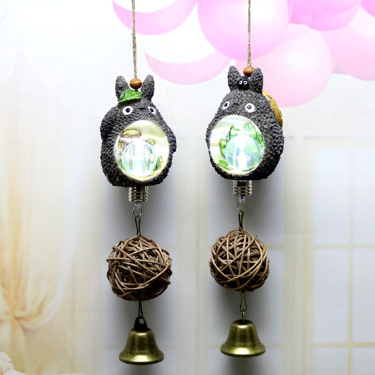 zakka tree house big belly chinchilla wind chime creative home pendant gift new exotic resin handicraft pendant