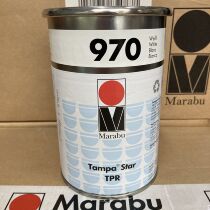 Marabu German Marlebel ink TPR970 White TPR980 black high end screen printing ink