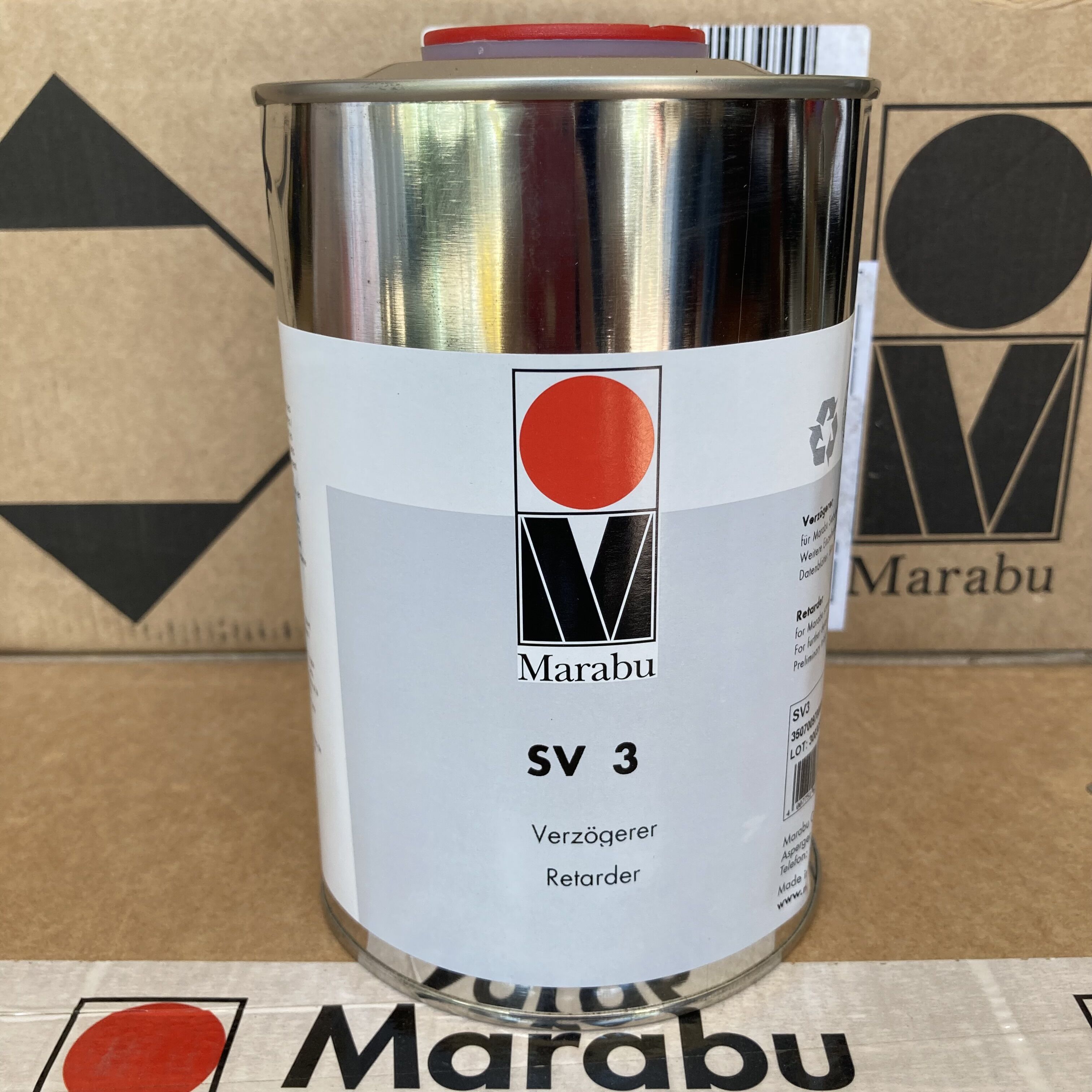 Marabu Germany Malebao Ink slow drying agent SV3 Slow dry open oil-water thinner Diluting Agent
