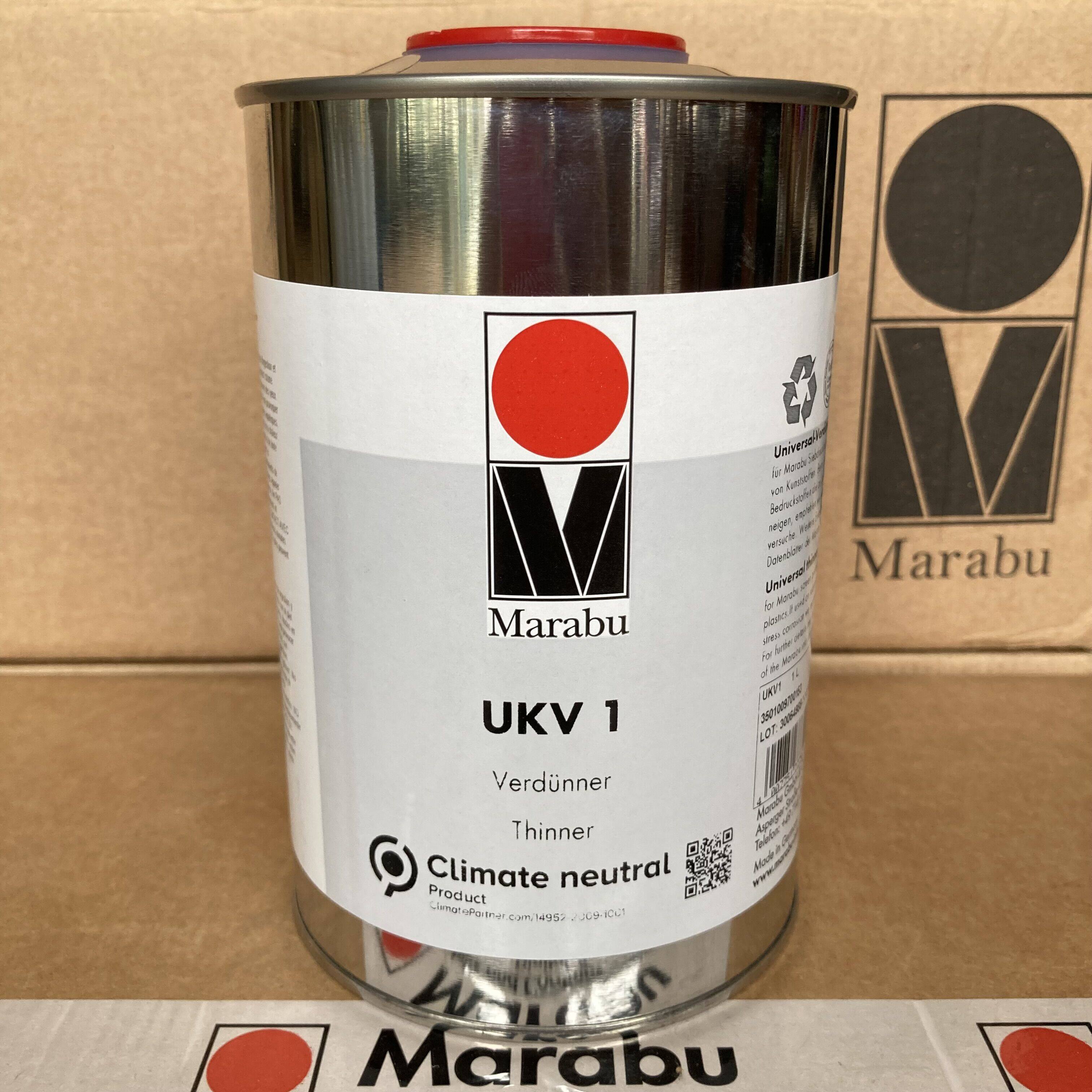 Marabu German Malaibao ink special open oil water UKV1 diluent universal quick dry open oil water