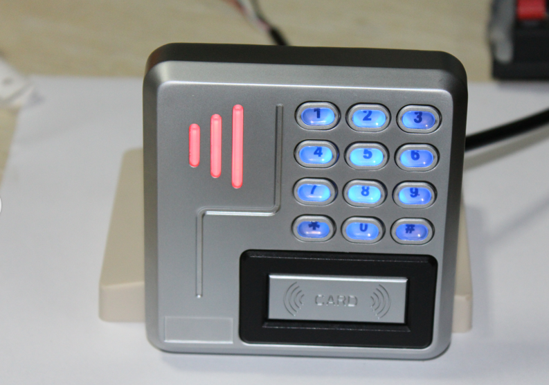 ID IC password key metal card reader WG26 34 Dual-purpose access control reading head metal button card reader
