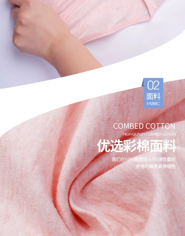 Nam Cực đồ lót nam nữ cotton giữa eo nữ sinh viên thoáng khí cotton nữ Nhật Bản liền mạch quần short tam giác YK