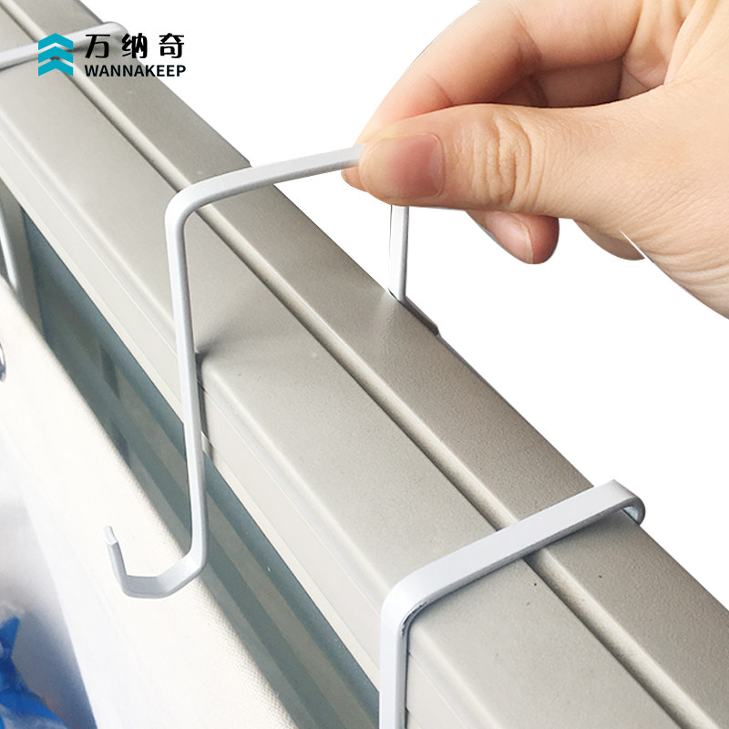 Simple hook door storage hanging bag bag hanging bag accessories cabinet S-type strong punch-free seamless door side hook
