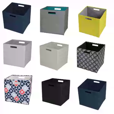 Storage box lattice bookcase foldable Target export processing Oxford cloth storage box toy storage box