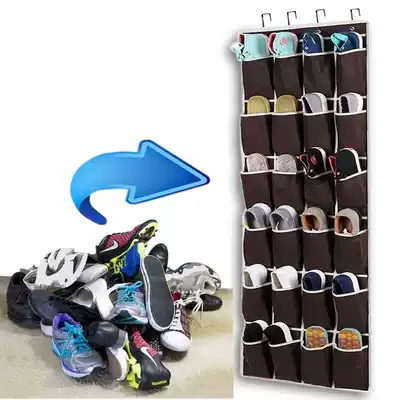 Door back shoe rack home finishing multi-layer shelf wardrobe wall hanging storage dormitory sundries storage bag