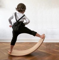 ins childrens smart board balance board sensory training seesaw yoga home multi-functional bending board toy