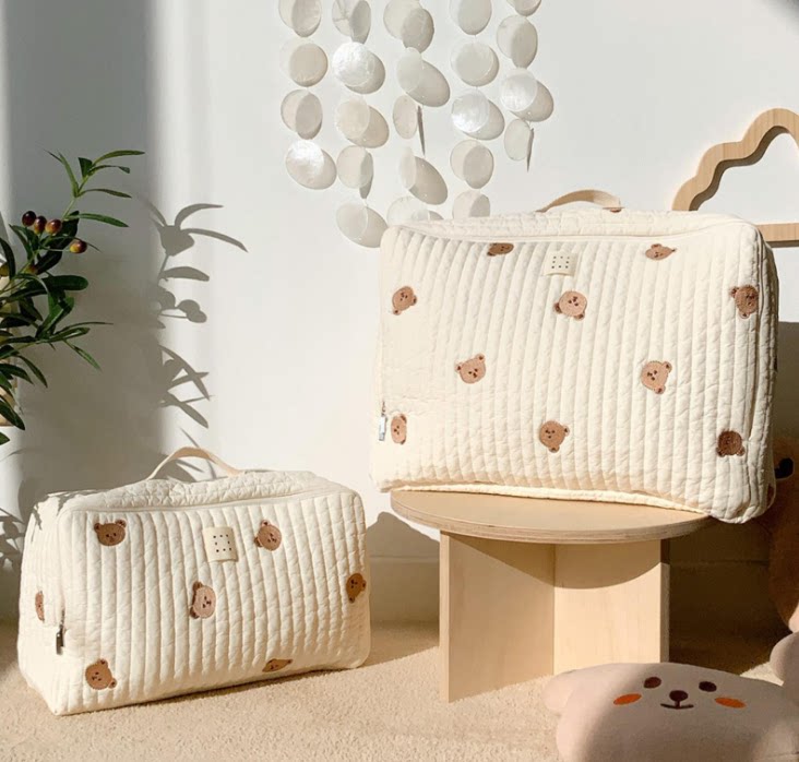 Korean in Mommy pack large capacity mother baby baby cart hanging diaper bottle cross bag baby baby baby bag bag bag