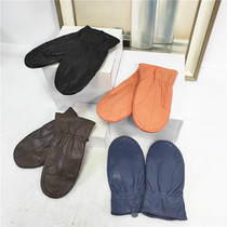 Head pure leather foreign trade tail tail sheet disruption single generation factory withdrawal defective female gloves