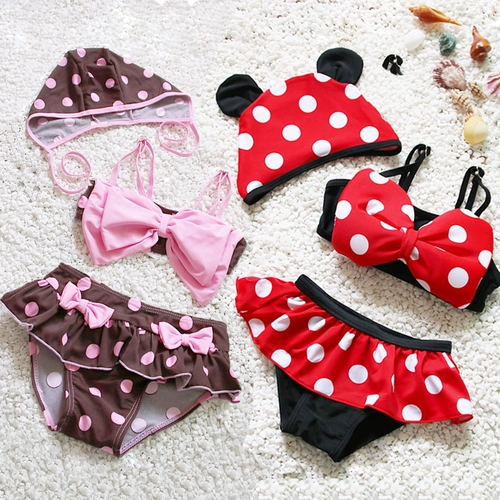 Детский раздельный купальник, раздельное платье, в корейском стиле, подходит для подростков