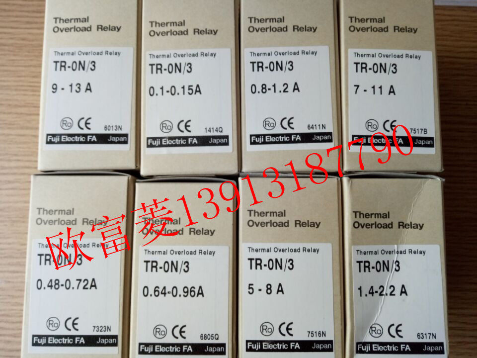 Original Fuji TR-0N 3 thermal overload relay TR-ON 3 Thermal relay protector TR13D
