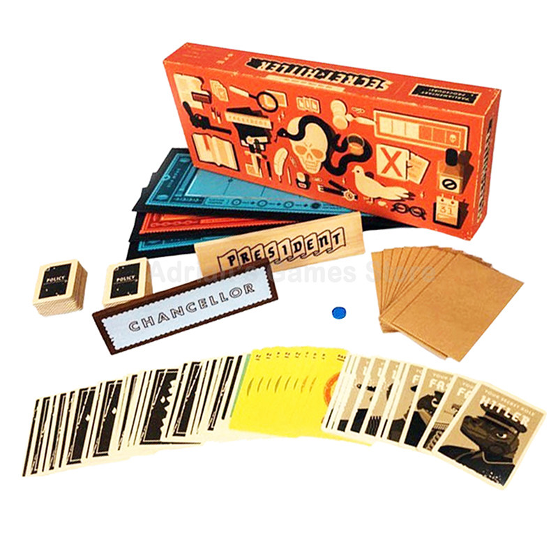 Spot seconds reveal Hitler Secret Hitler English version of the inference table games