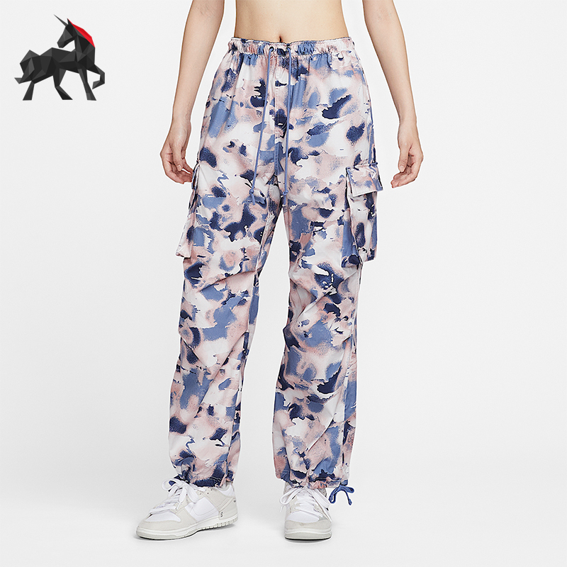 Nike/Nike Genuine Sportswear Women's Sports Mid-Waist Lace-Up Trendy Pants Ii0463-477 Nike/Nike Genuine Sportswear Women's Sports Mid-Waist Lace-Up Trendy Pants Ii0463-477