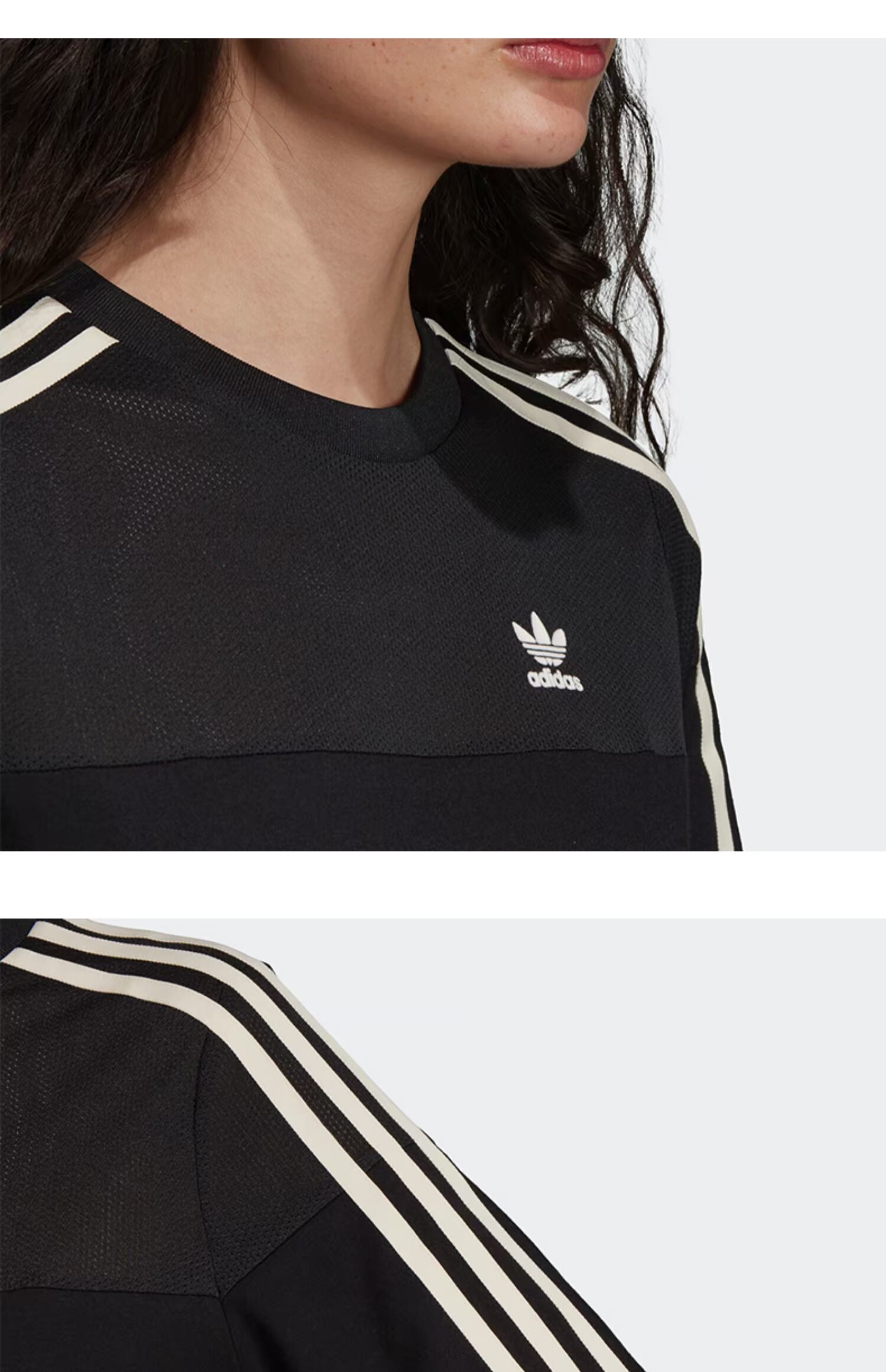 Áo dài thể thao nữ chính hãng Adidas / Adidas áo dài mới DU9944 - Trang phục thể thao quần áo chạy bộ nữ