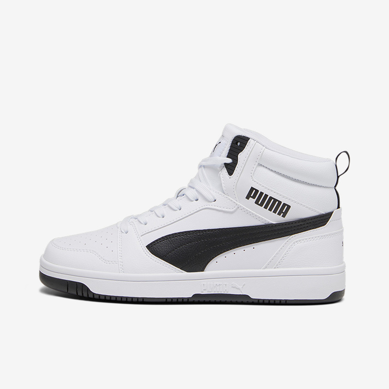 Puma Official Genuine Rebound V6 Men's and Women's Lightweight and Wear-Resistant Mid-Top Sports Sneakers 392326-02 Puma Official Genuine Rebound V6 Men's and Women's Lightweight and Wear-Resistant Mid-Top Sports Sneakers 392326-02