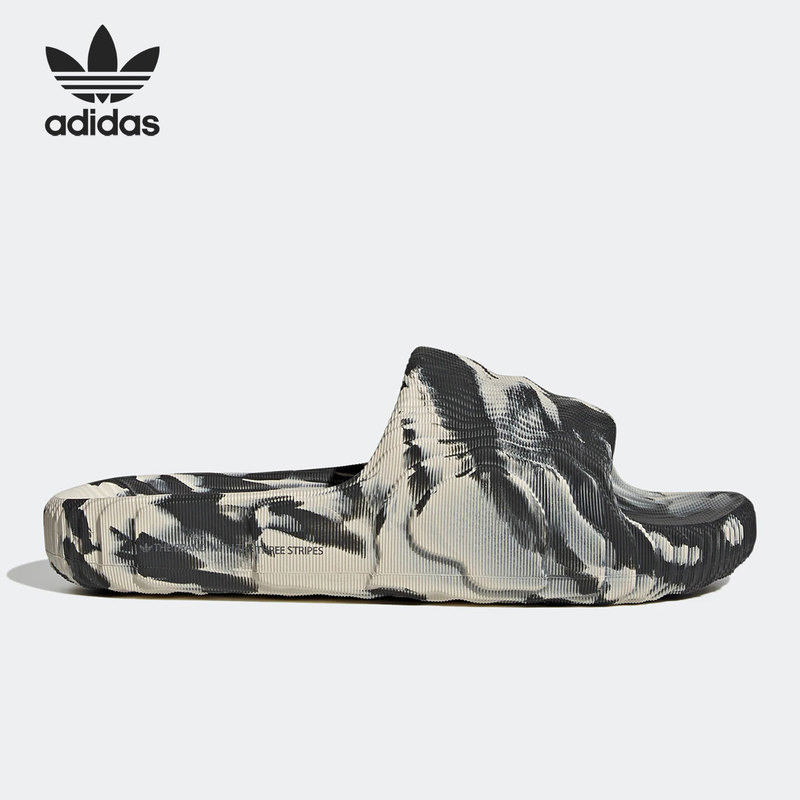 Adidas/Adidas Official Genuine Product Adilette 22 Men's and Women's Sports and Leisure Slippers Gx6947