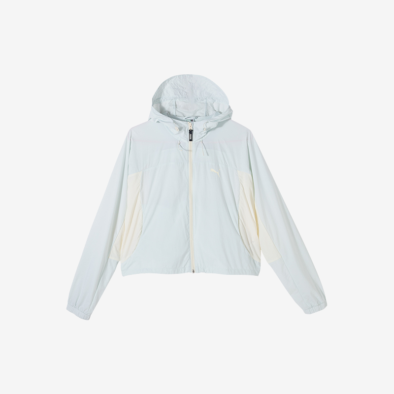 Puma Official Authentic Sports Women's Casual Sunscreen Breathable Zipper Hooded Jacket 628376-23 Puma Official Authentic Sports Women's Casual Sunscreen Breathable Zipper Hooded Jacket 628376-23