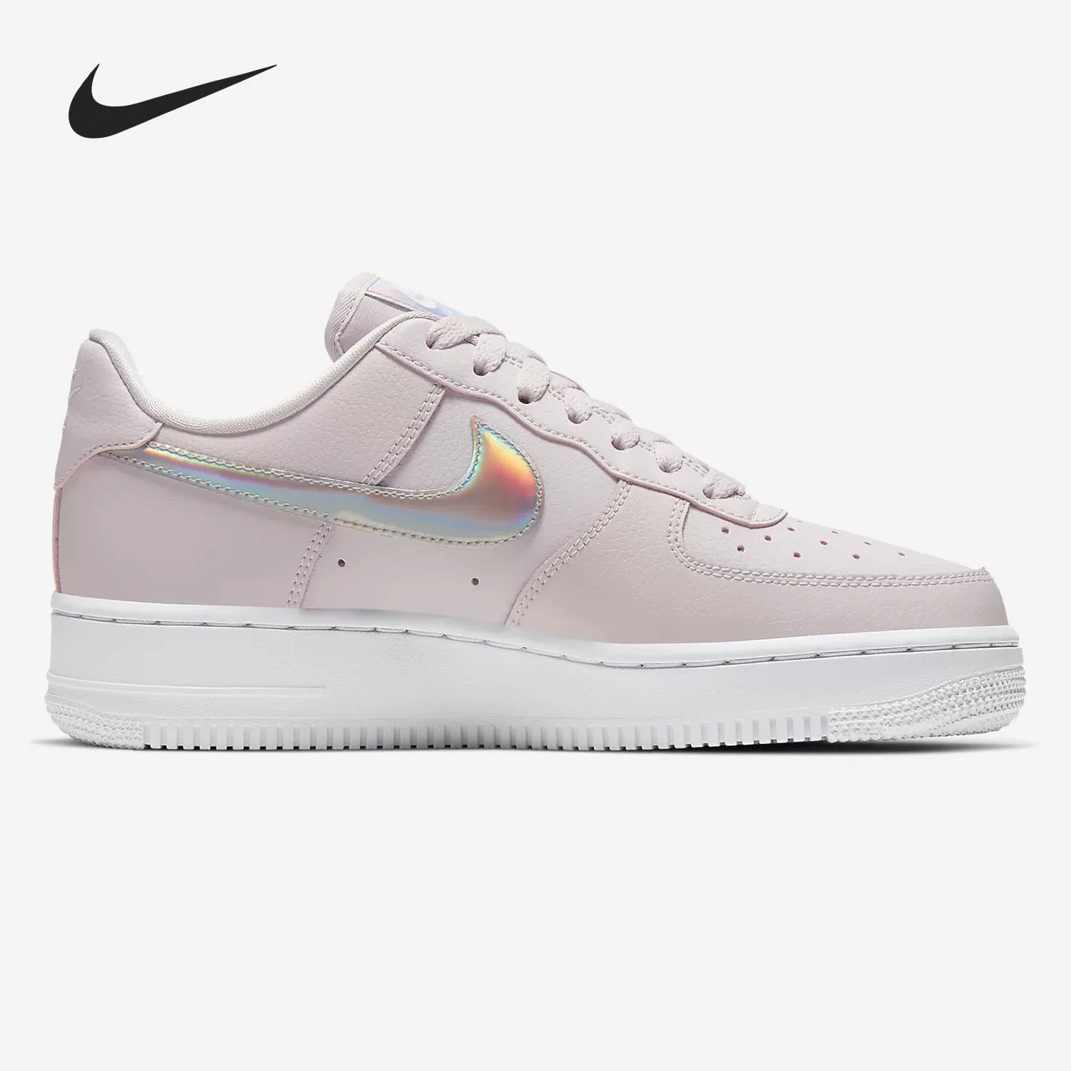 Кроссовки Nike/ Air Force 1 Low AF1 White Laser Pearl Air Force No. 1 plate CJ1646