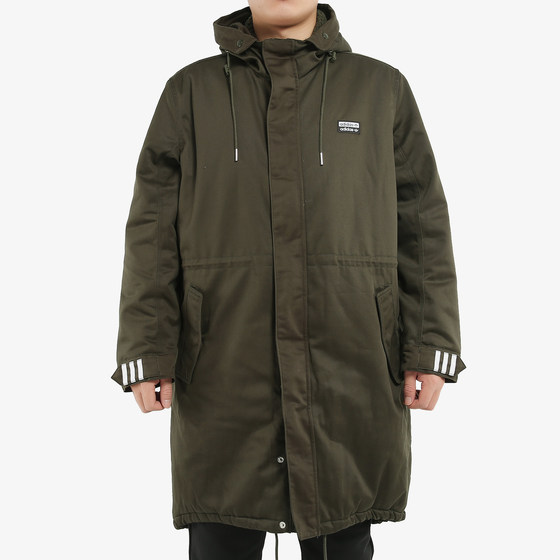Adidas/Adidas genuine new Long Pad Parka men's leisure sports cotton cloth FL0022