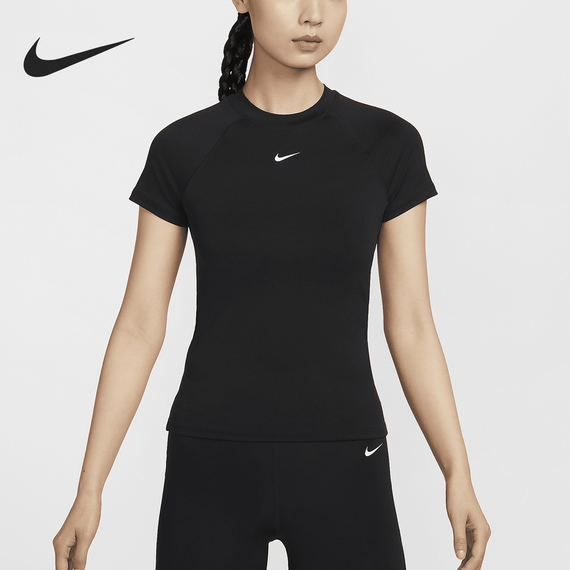 Nike Official Authentic Pro Dri-Fit Women's Tight Training Sports Short Sleeve Fv7843-010