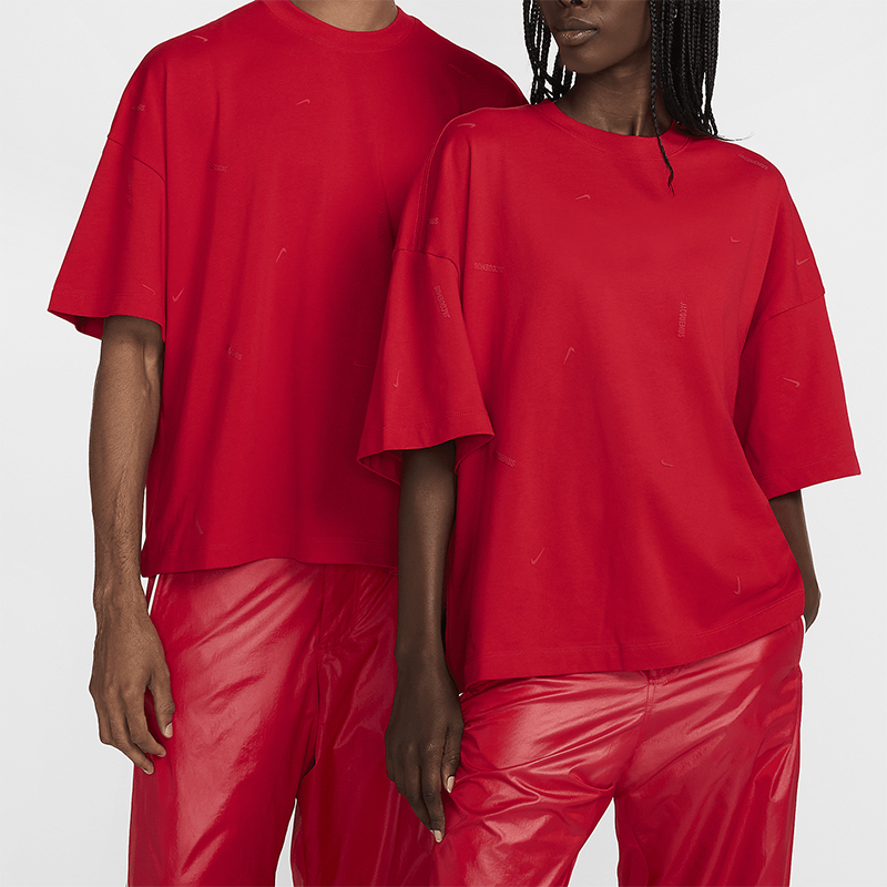 Nike/Nike Genuine X Jacquemus Unisex Knitted Short-Sleeved T-Shirt Hf7112-611