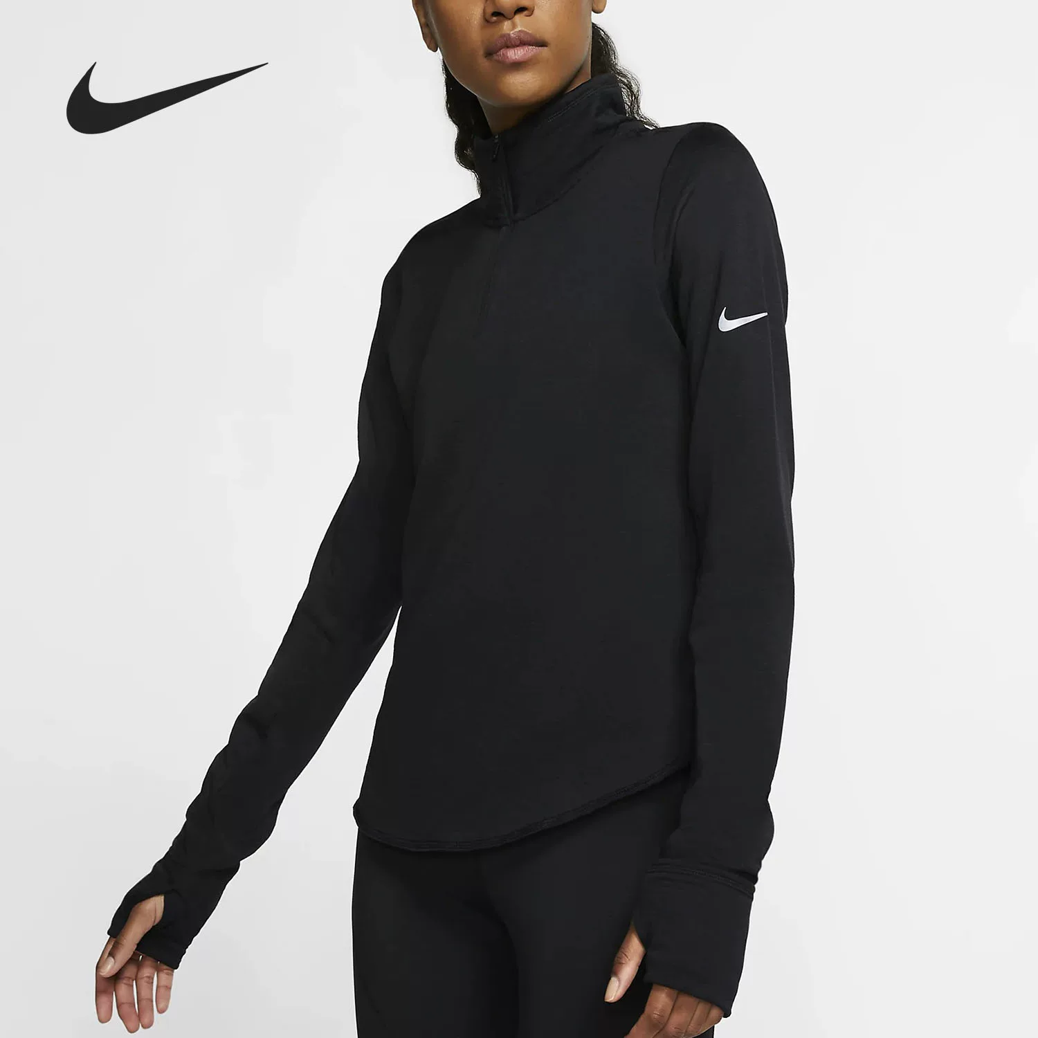 Nike/耐克 Sports fashionable breathable long-sleeve for training, official product, for running