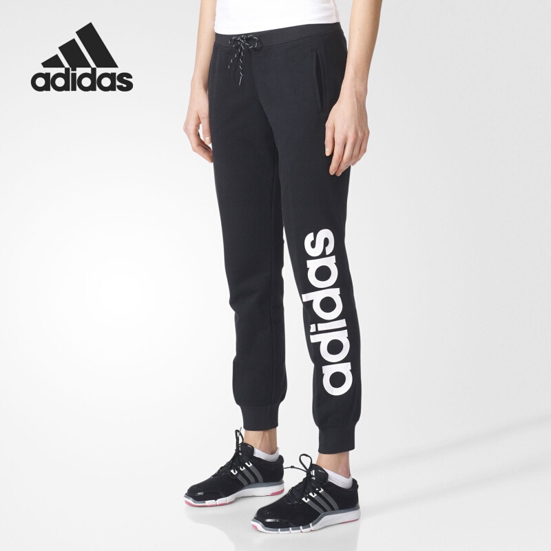 Adidas/Adidas Official Genuine Women's Knitted Comfortable Breathable Casual Sports Pants Aj4592