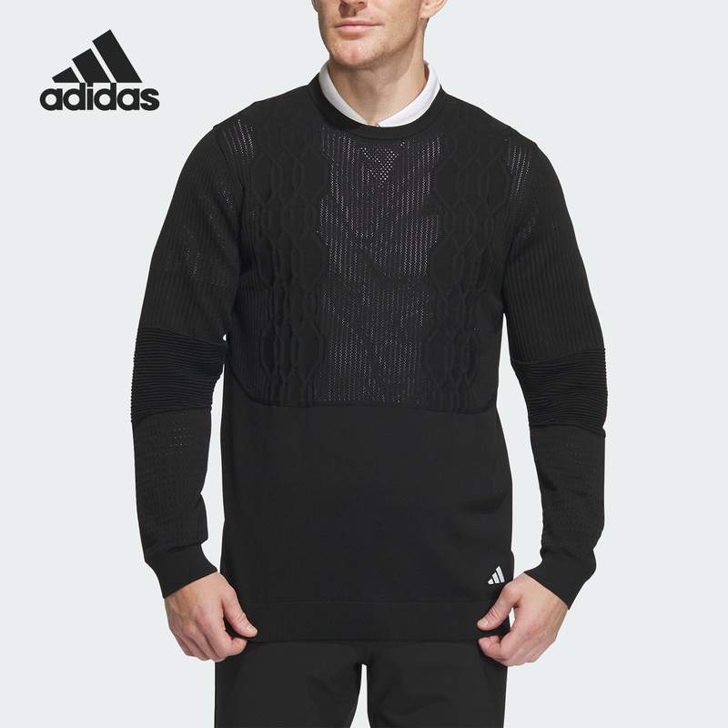 Adidas/Adidas Official Authentic Pk Pullover Men's Golf Sports Sweater In6654 Adidas/Adidas Official Authentic Pk Pullover Men's Golf Sports Sweater In6654
