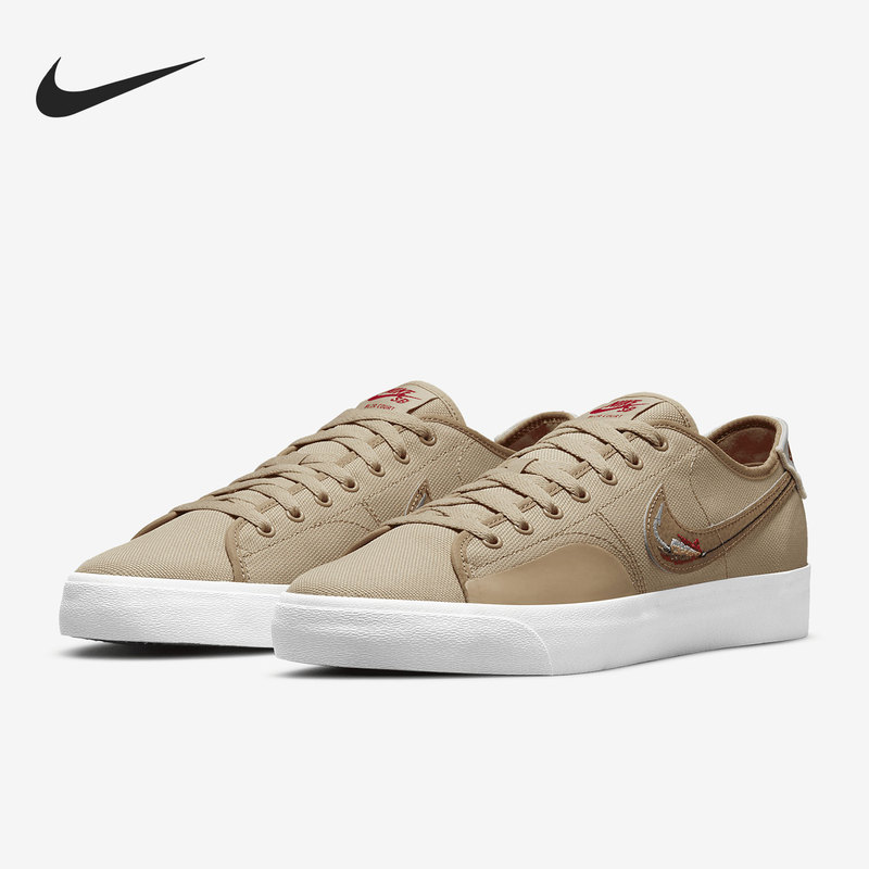 Nike Authentic Sb Blazer Court Men's and Women's Low-Top Classic Canvas Shoes Cz5605-201 Nike Authentic Sb Blazer Court Men's and Women's Low-Top Classic Canvas Shoes Cz5605-201
