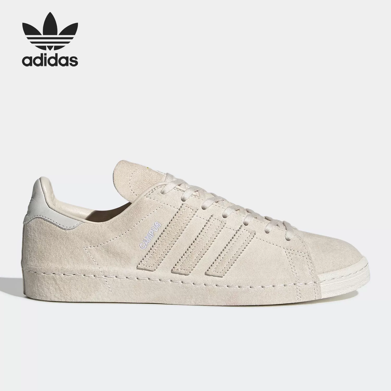 Футболки Adidas/официальные аутентичные Campus 80s Clover мужские и женские повседневные туфли FY6750