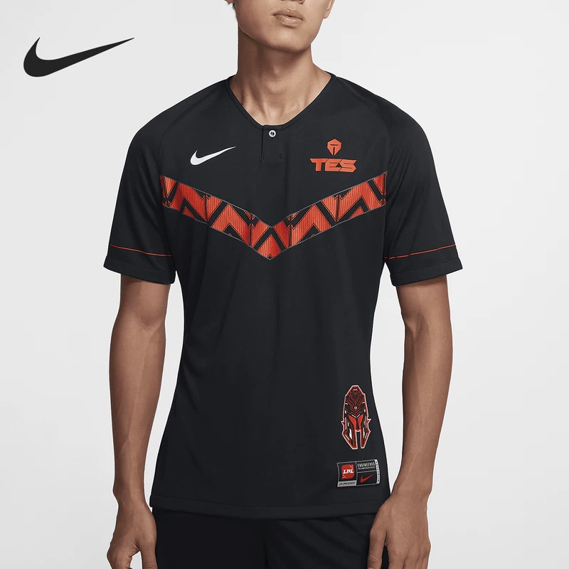 Nike/耐克 [正品当季新款X LPL战队TES男子比赛运动T恤CV9631]