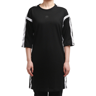 Adidas/阿迪达斯官方正品 三叶草女子运动休闲圆领连衣裙CG1564