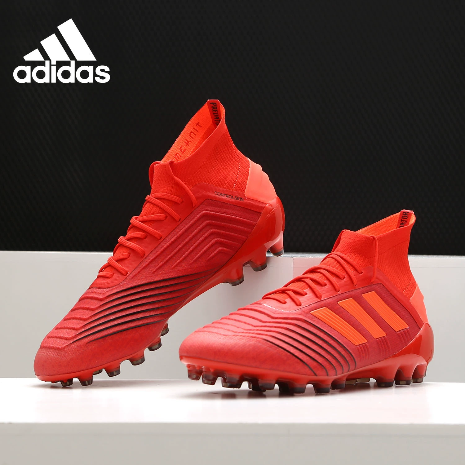 Adidas Adidas xác thực chim ưng 19.1 AG giày móng chân cỏ nhân tạo D98052 - Giày bóng đá