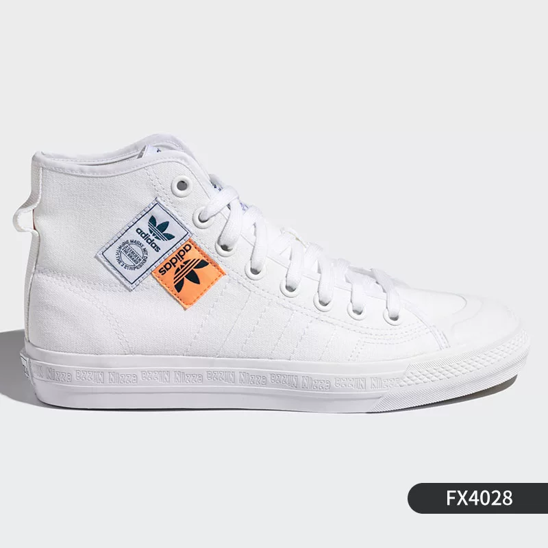 Кроссовки высокие классические повседневные мужские и женские Adidas Authentic clover NIZZA FX8497